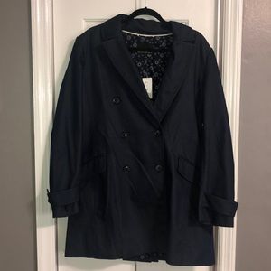 Banana Republic Black Trench Coat